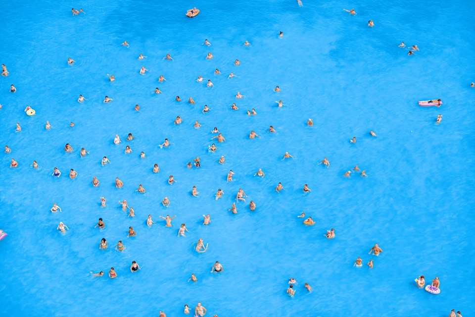 007-Adriatic Sea (staged) Dancing People by Olivo Barbieri