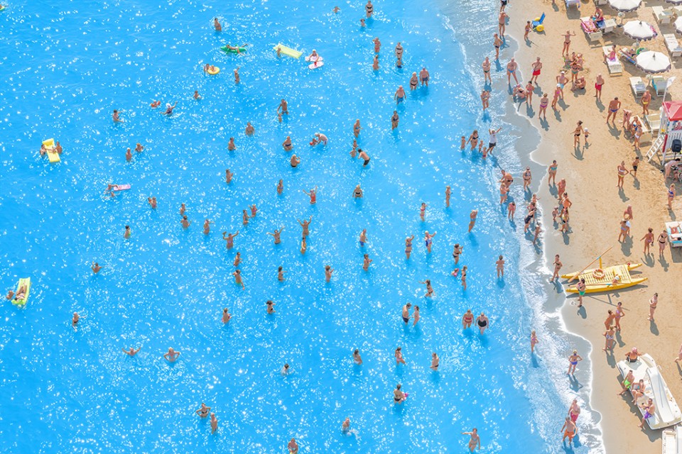 012-Adriatic Sea (staged) Dancing People by Olivo Barbieri