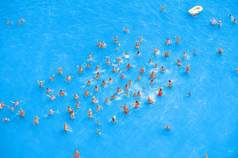014-Adriatic Sea (staged) Dancing People by Olivo Barbieri