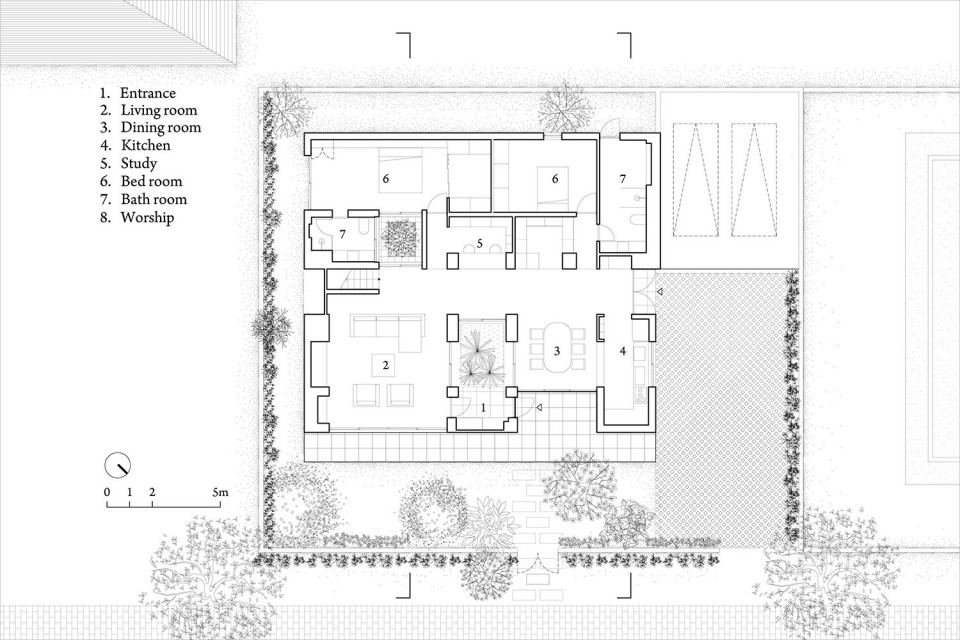 015-A House in Nha Trang by Vo Trong Nghia Architects + ICADA