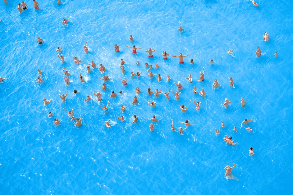 015-Adriatic Sea (staged) Dancing People by Olivo Barbieri