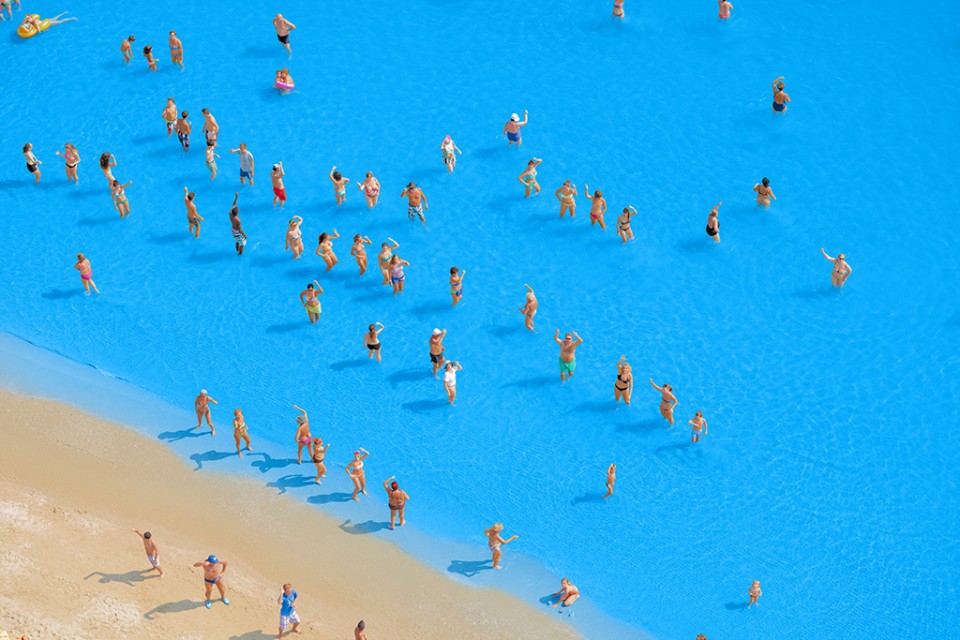 019-Adriatic Sea (staged) Dancing People by Olivo Barbieri