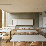 橙与粉－托儿所与小学设计，法国 / Dominique Coulon & associés