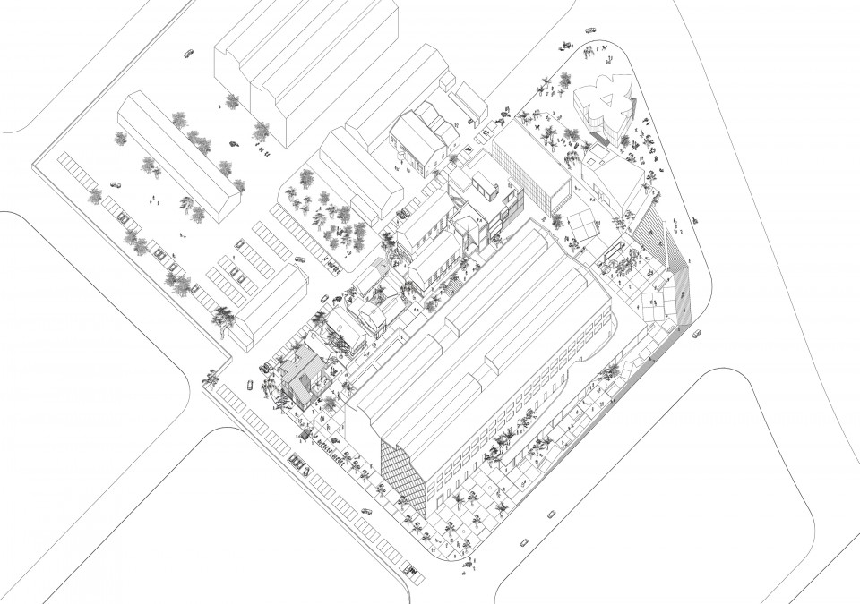 031_1-Temporary Office Building of Atelier Z+ _出版总图Siteplan 副本