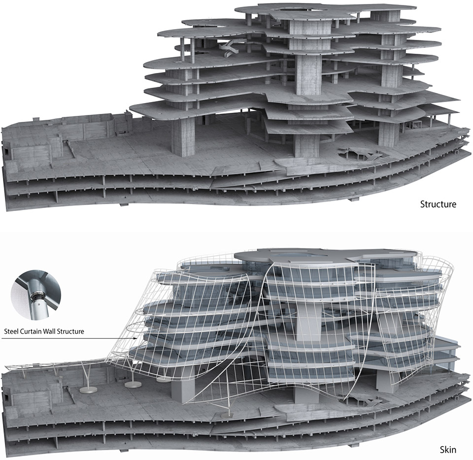 09-MAD_Xinhee Design Center_Structural Diagram