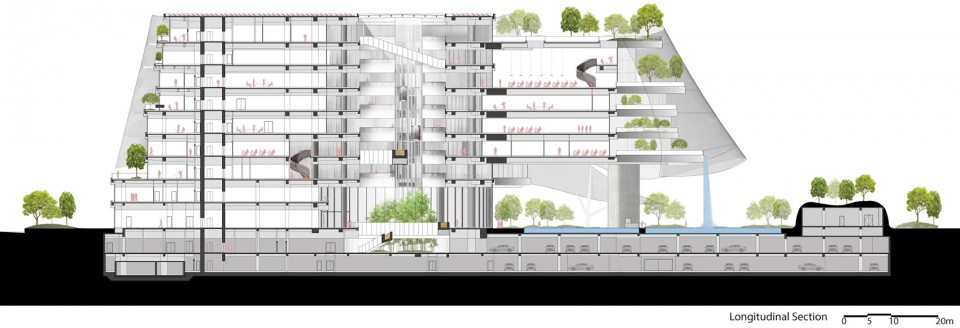 17-MAD_Xinhee-Design-Center_Longitudinal-section