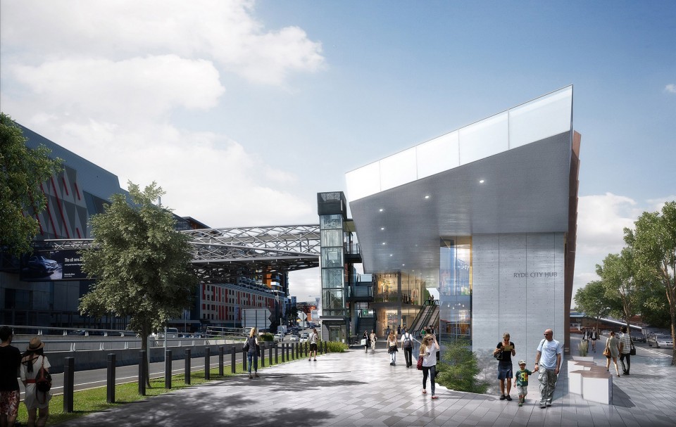 Ryde City Hub by The Beijing Institute of Architectural Design (South China Center) _North entrance view