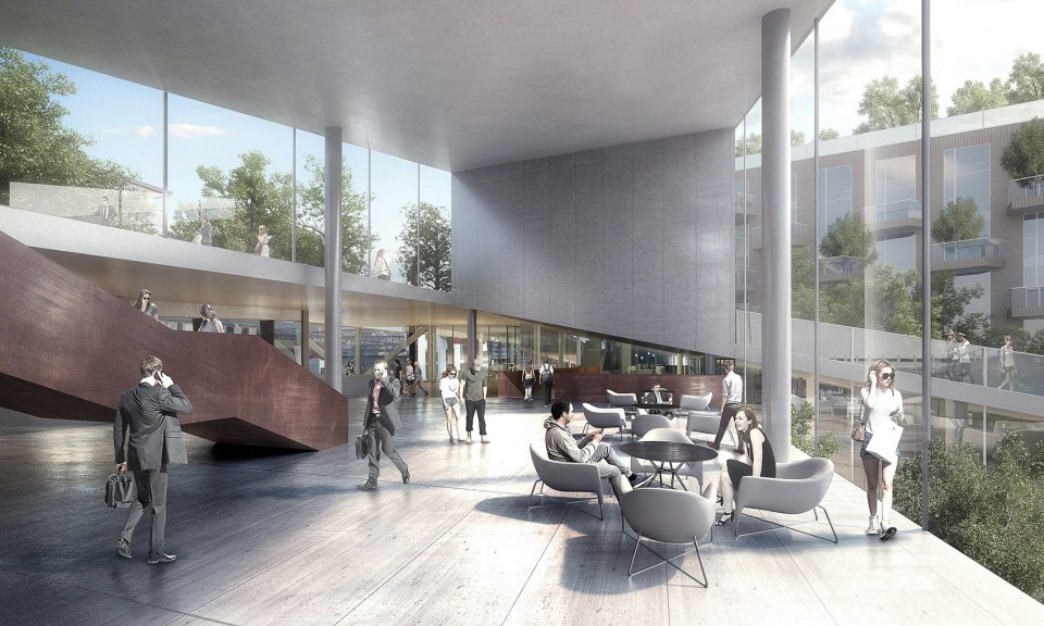 Ryde City Hub by The Beijing Institute of Architectural Design (South China Center) _Upper lobby view