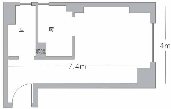 原始户型图_Loft Design in Shanghai