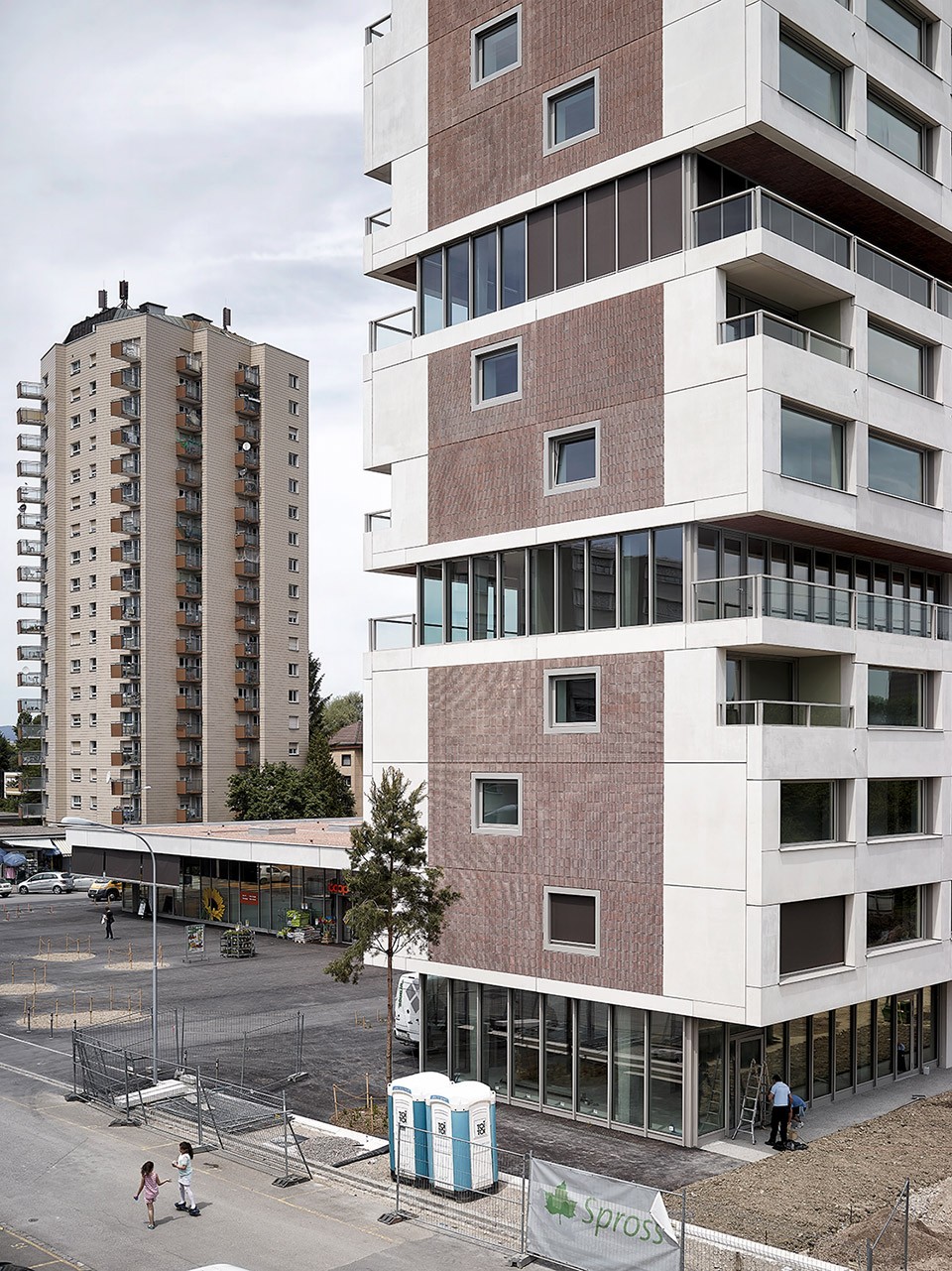 苏黎世hirzenbach公寓塔楼boltshauserarchitekten