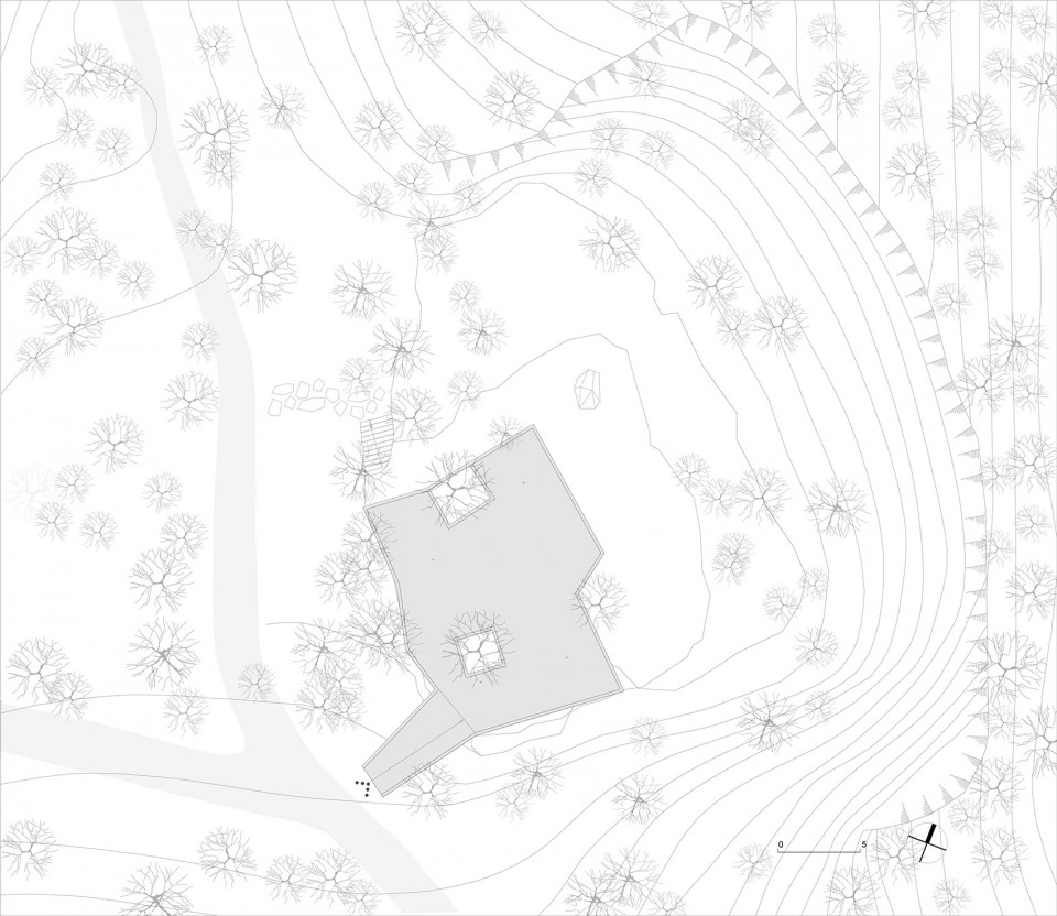 屋顶平面roof plan