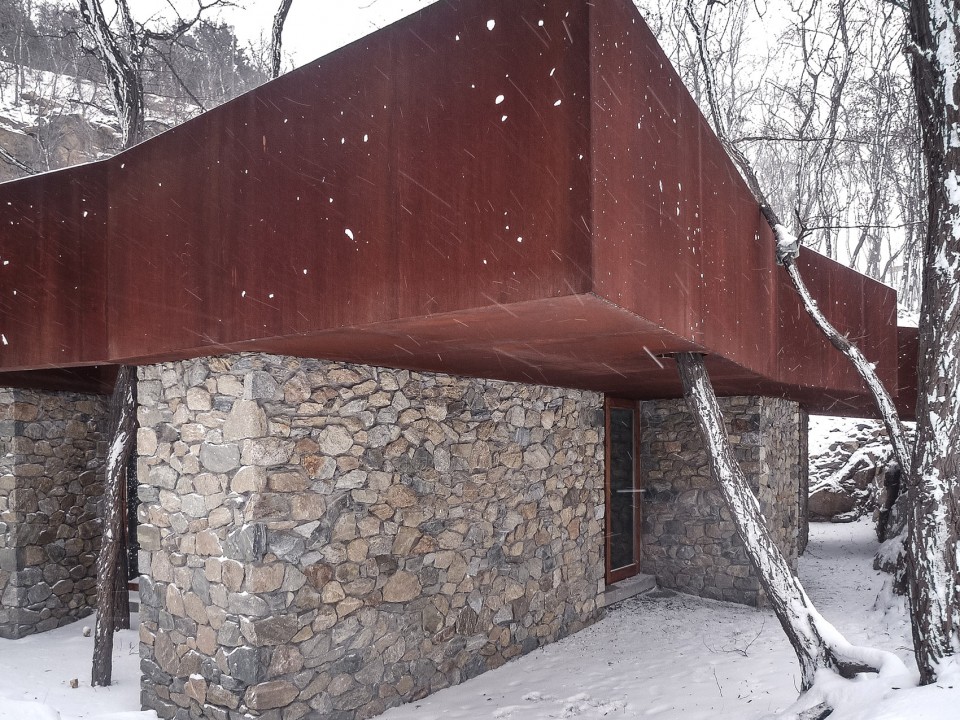 雪中茶室 Teahouse in snow