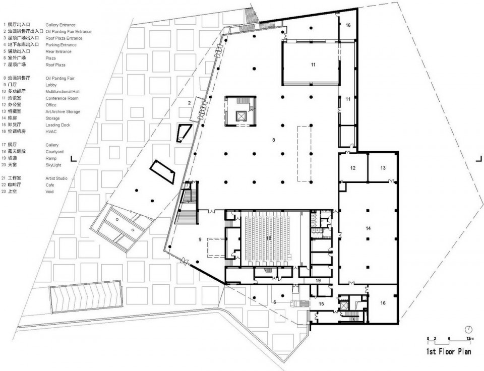 大芬美术馆平面图图片