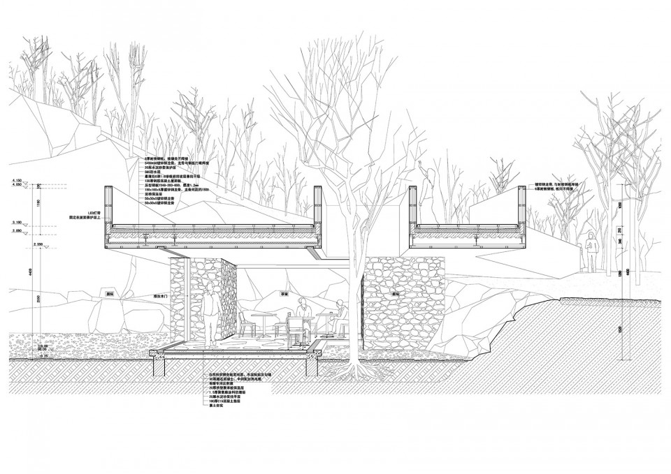 剖透视section elevation