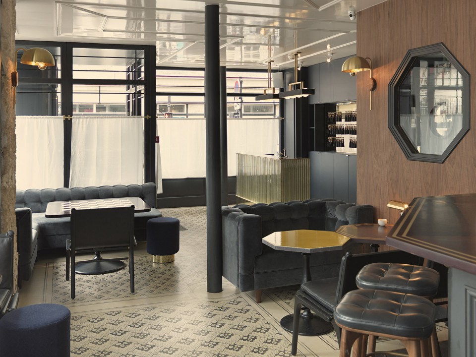 Grand Pigalle Hotel designed by Chzon Design, Paris, France. Photo Credit : Kristen Pelou