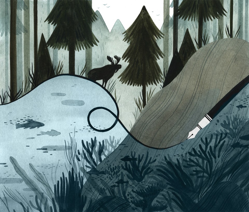 清新手绘风插画 / maggie chiang - 谷德设计网