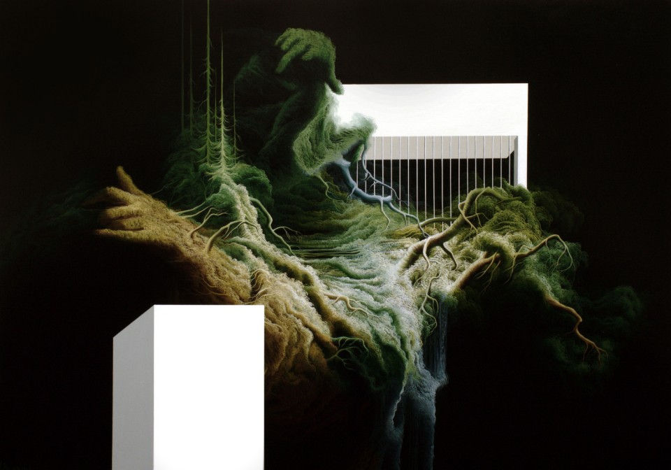 油画：当记忆与真实相遇 / Vasilis Avramidis