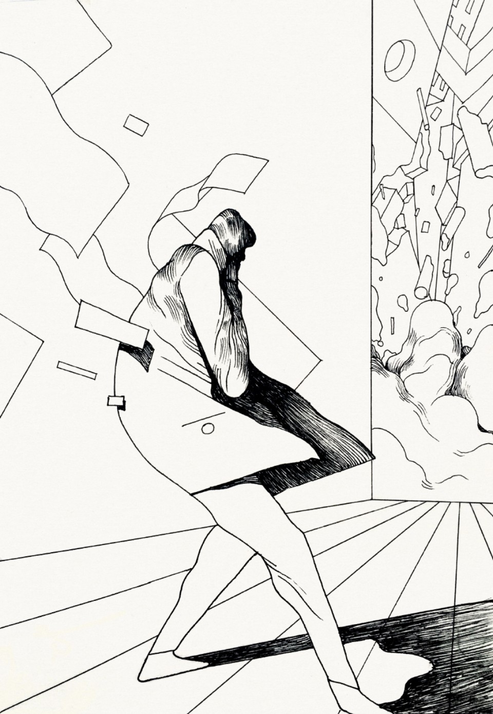runefisker的抽象超现实主义插画