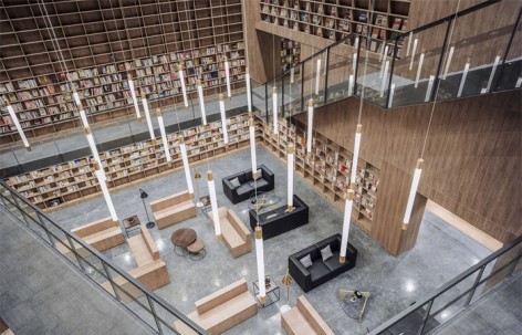 中国中铁售楼中心和社区图书馆，贵阳 / Van Wang Architects
