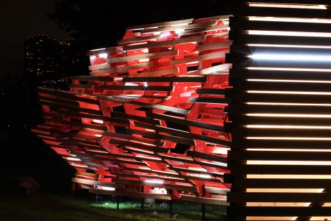 023-Wooden Memorial in Toronto, Cananda by Hello Wood