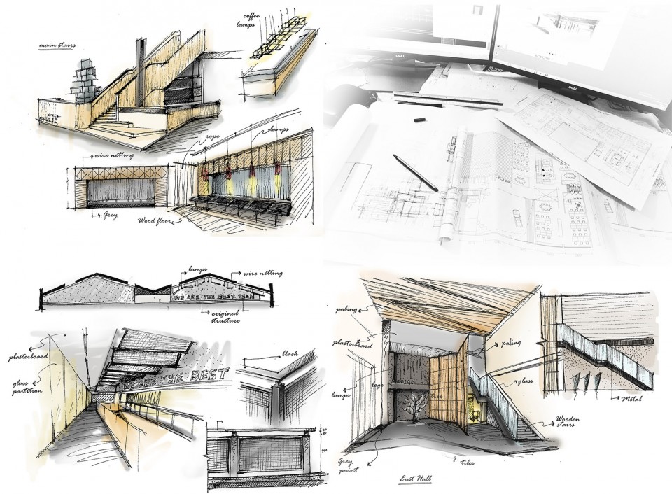 2-ZODIAC-ALL INN Concave space Culture Creative Industry Incubation Center by GRAND WISDOM