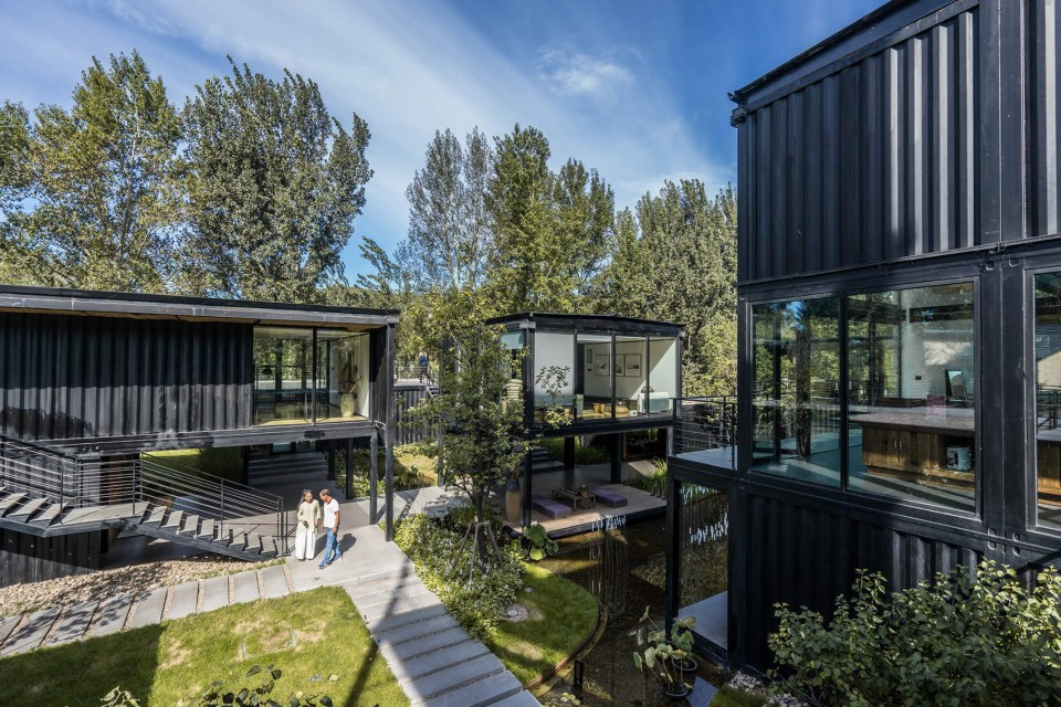 长城脚下饮马川拾得大地幸福实践区的两栋别致建筑iapa