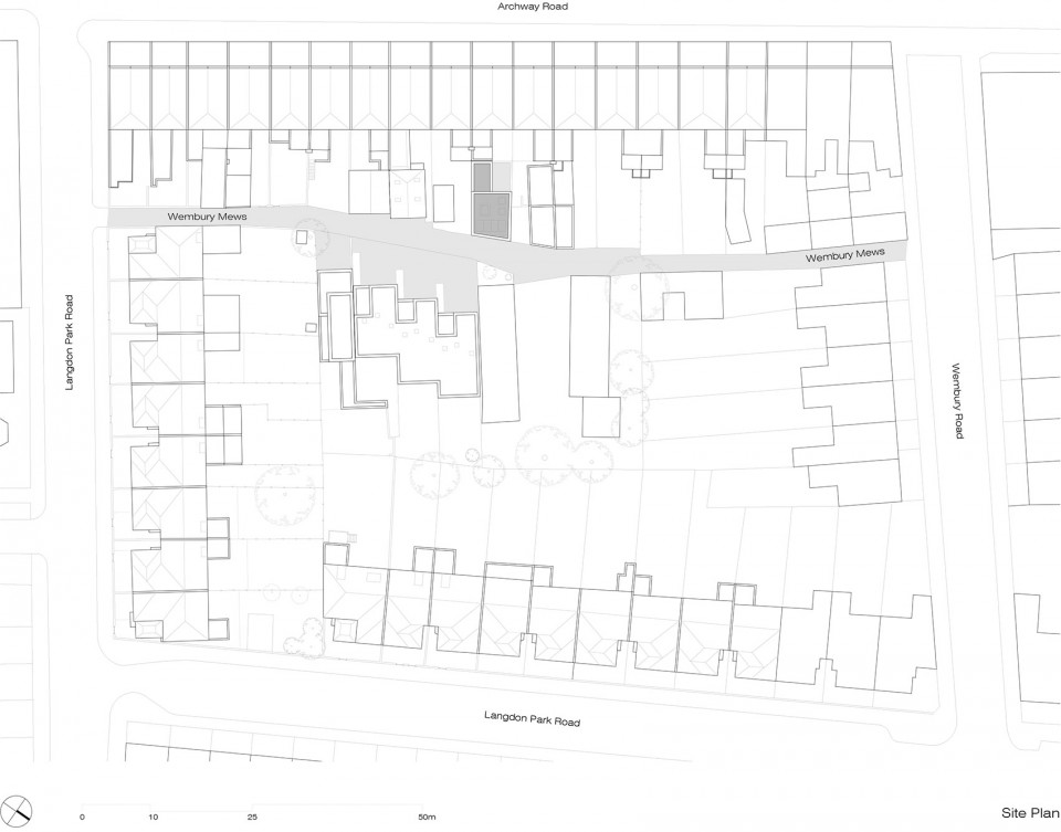 Mews House_Russell Jones_01 Site Plan 副本