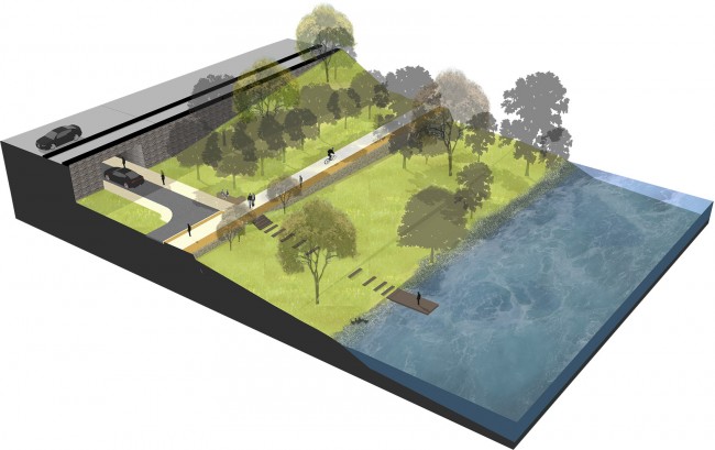 019-Rochetaillee Saone riverbanks by in situ