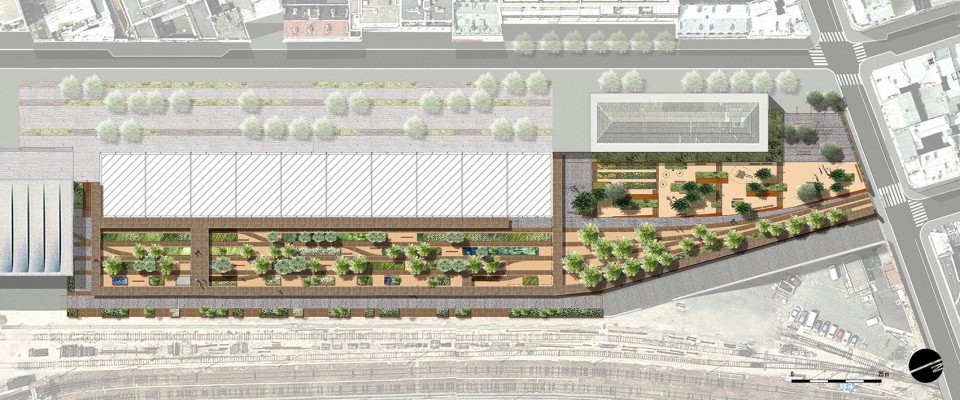 巴黎18区rosaluxembourg公园insitu