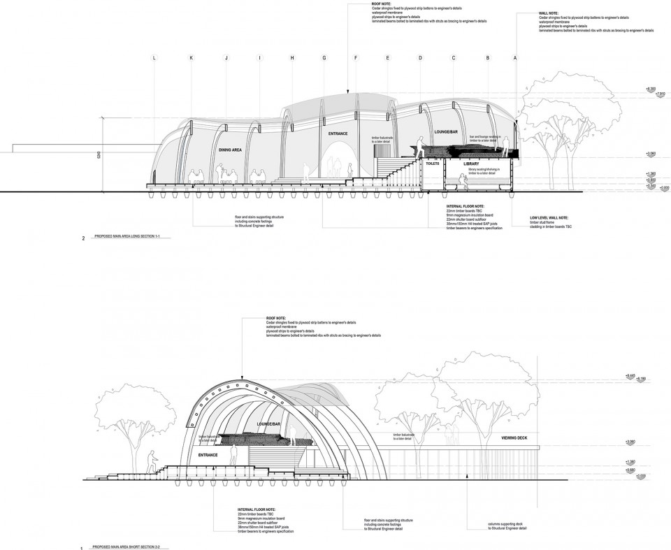 13018-MA-105 rev.B -Proposed Main Area Sections v2012