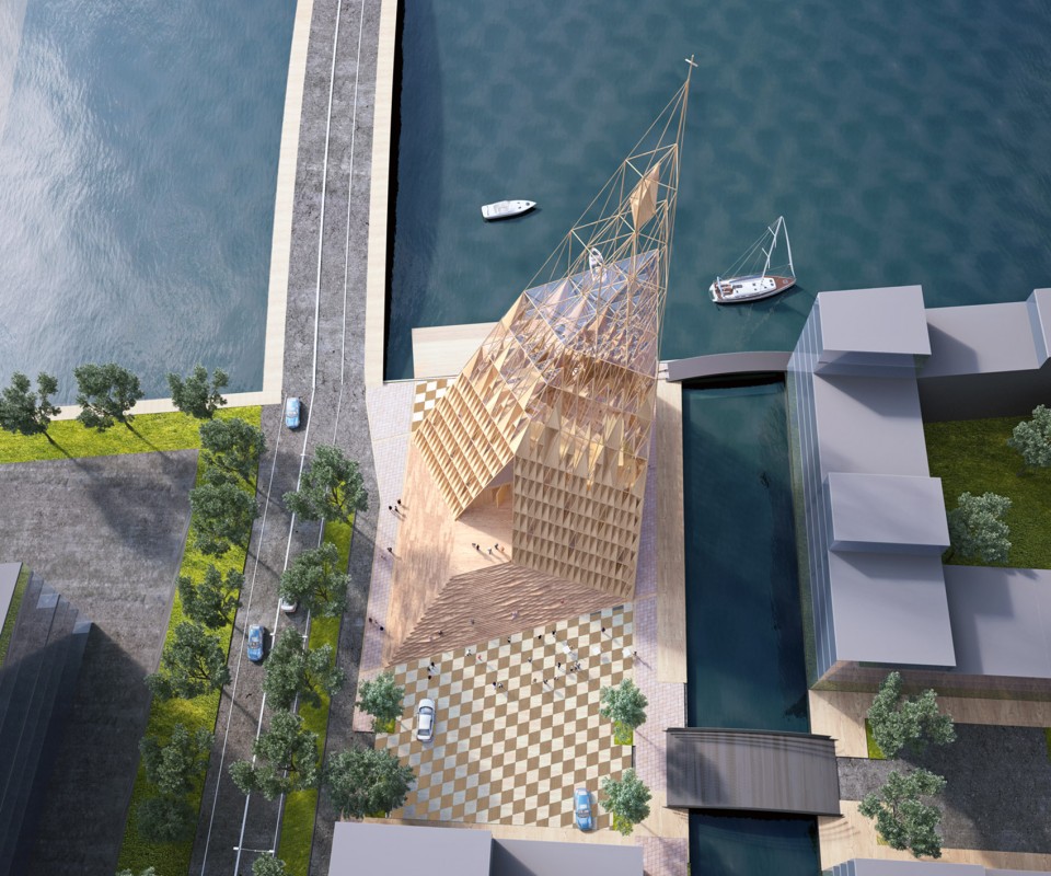 1-Proposal for renovation of Sydhavnen Church Competition by Architects of Invention