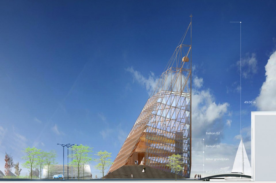 20-Proposal for renovation of Sydhavnen Church Competition by Architects of Invention