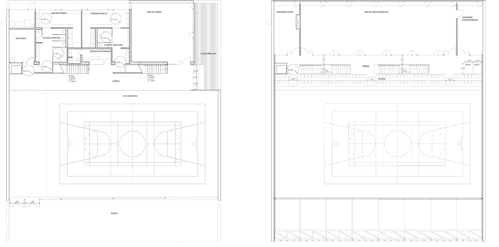 Escola Gavina’s multipurpose pavilion, Spain by gradoli & sanz ...