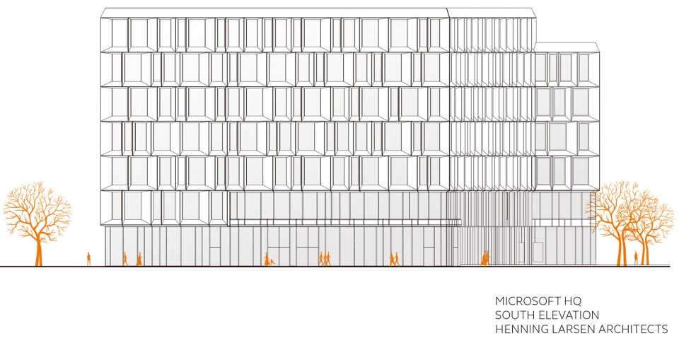 1164 MICROSOFT HQ ELEVATION SOUTH
