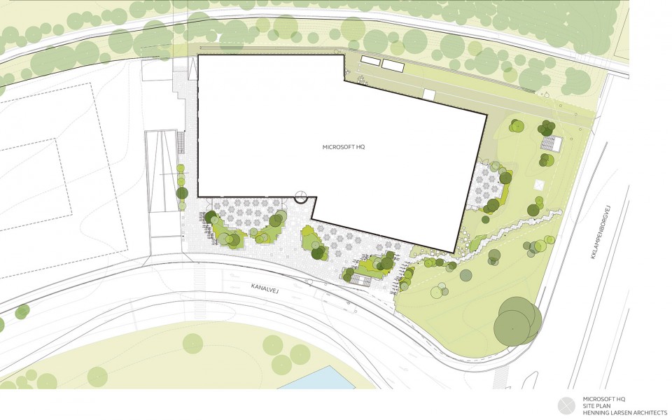 1164 MICROSOFT HQ SITE PLAN 1-500