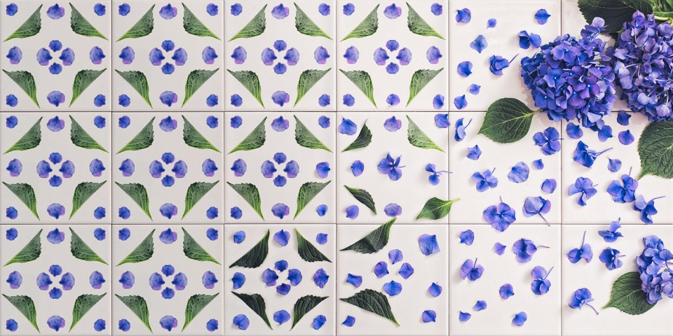 Tiled Hydrangea, All Rights Reserved.