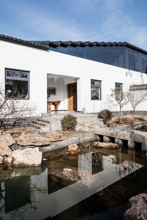 003-Hall within cloud - Art studio of Xu Hongquan, Beijing by officePROJECT