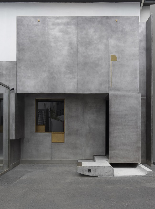 传达室的通道–白塔岭艺术学校的传达室啊嗯室内设计