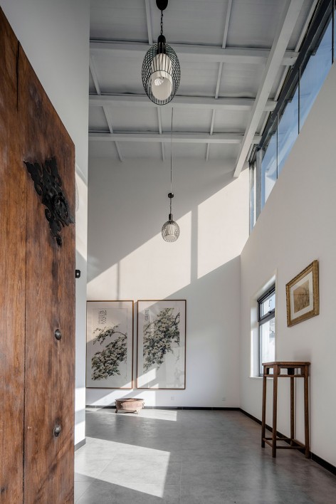 009-Hall within cloud - Art studio of Xu Hongquan, Beijing by officePROJECT