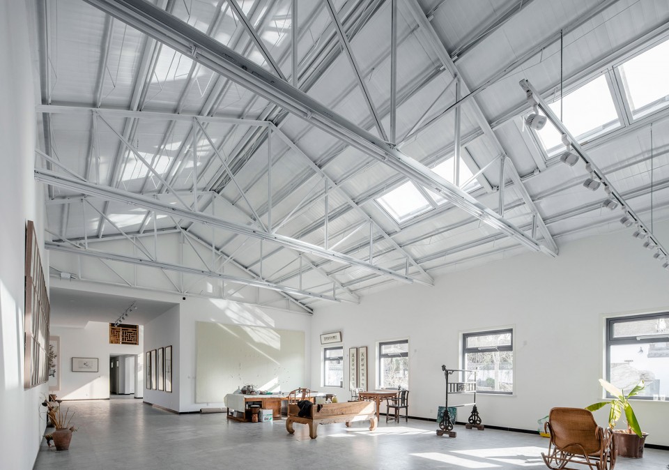 018-Hall within cloud - Art studio of Xu Hongquan, Beijing by officePROJECT