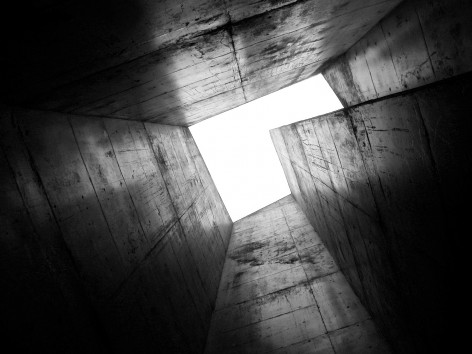 07- A solitary rough concrete monument rises from destruction, China by West-line studio