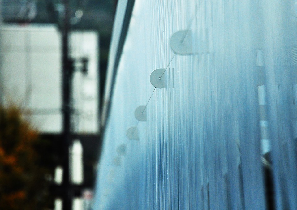 13-Indigo Waterfall - 2016 A New Light Installation, Tokushima by spatial practice
