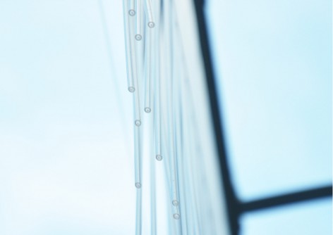 16-Indigo Waterfall - 2016 A New Light Installation, Tokushima by spatial practice