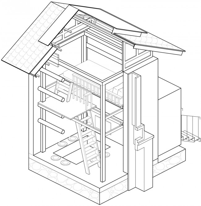 烤烟房建造设计图图片