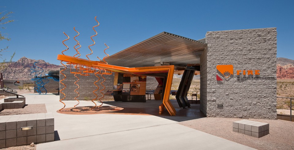 3-Red Rock Canyon Visitor Center by Line and Space