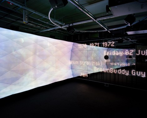 6-The immersive installation at Montreux Jazz Heritage Lab 2 by ALICE and EPFL + ECAL Lab
