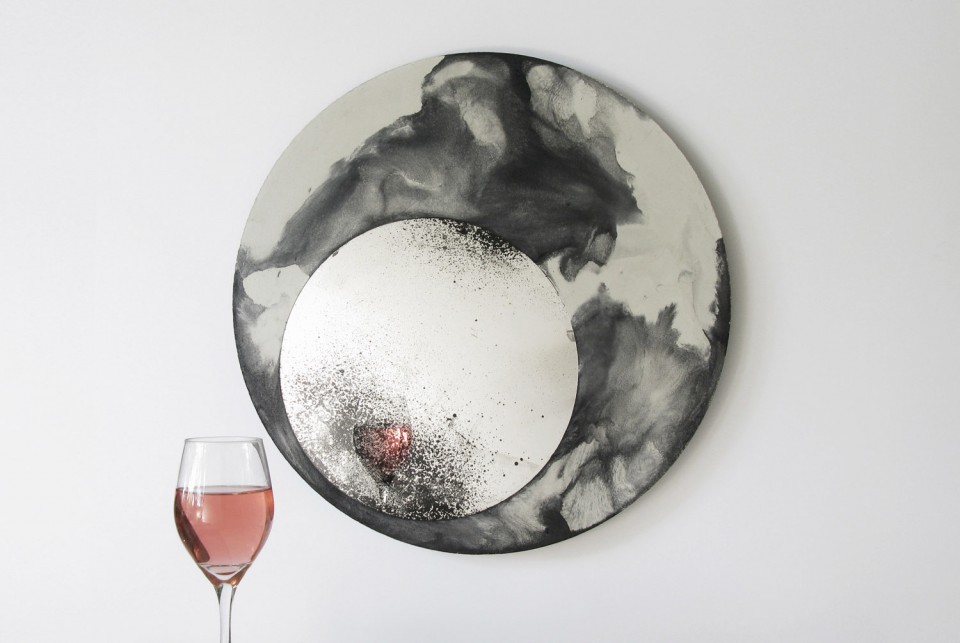 8-LIQUID wall mirrors by Taeg Nishimoto