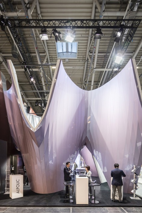 001-BAU2017 Mitsubishi Plastics ALPOLIC (TM) Fair Stand by UNStudio