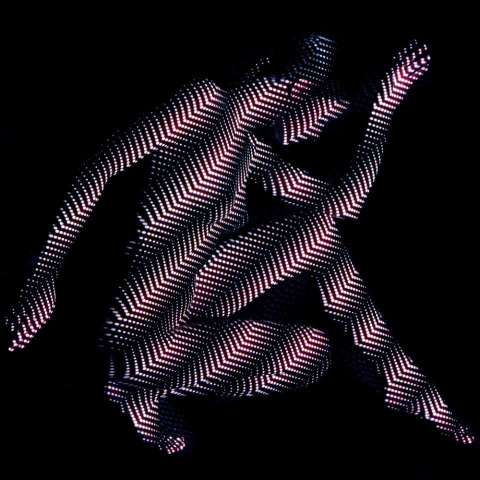 004-|surrealist portraits with light patterns by Dani Olivier