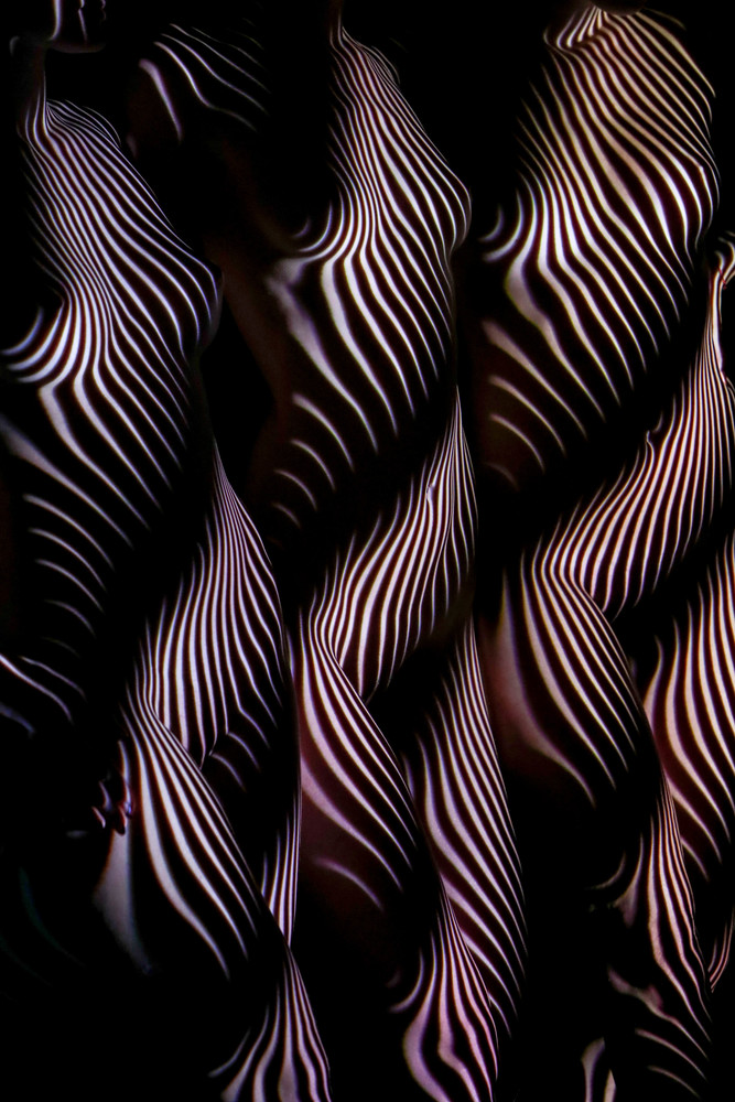 006-|surrealist portraits with light patterns by Dani Olivier